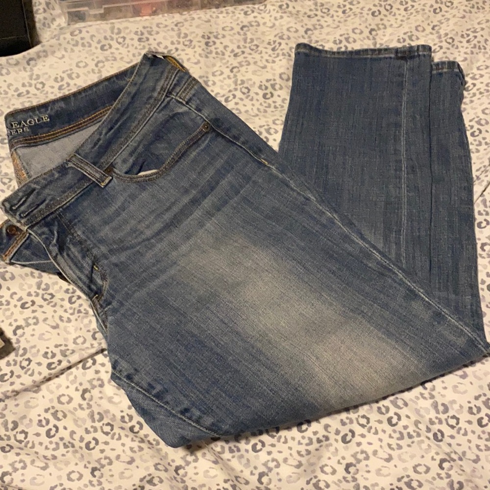 American Eagle 🦅 Skinny Crop Stretch Jeans - 16